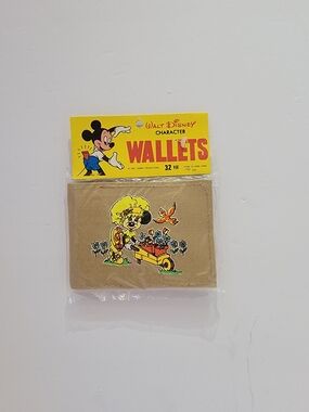 Disney Beige 'Pretty Minnie' Canvas Wallet with Red Accent